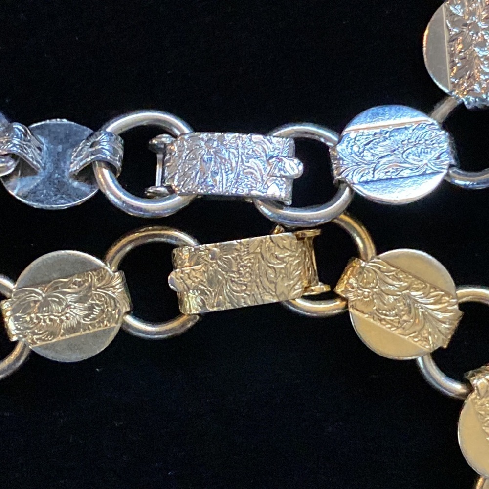 Sarah Coventry Embossed Bracelets - Picture 5 of 7